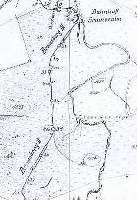 Ausschnitt aus Originalplan