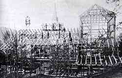 Bau des Schlierseer Bauerntheaters 1892