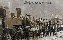 Gleisbautrupp 1912 in Bayrischzell